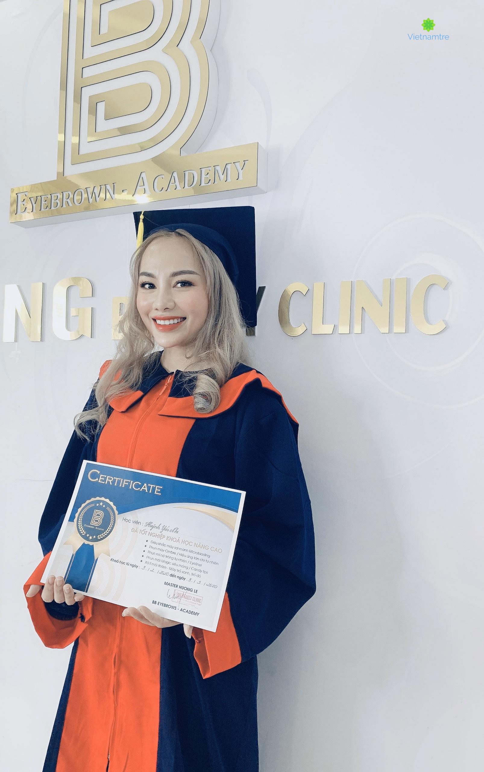 Yến Nhi đã nỗ lực học tập rất nhiều để hiện thực hóa giấc mơ của mình