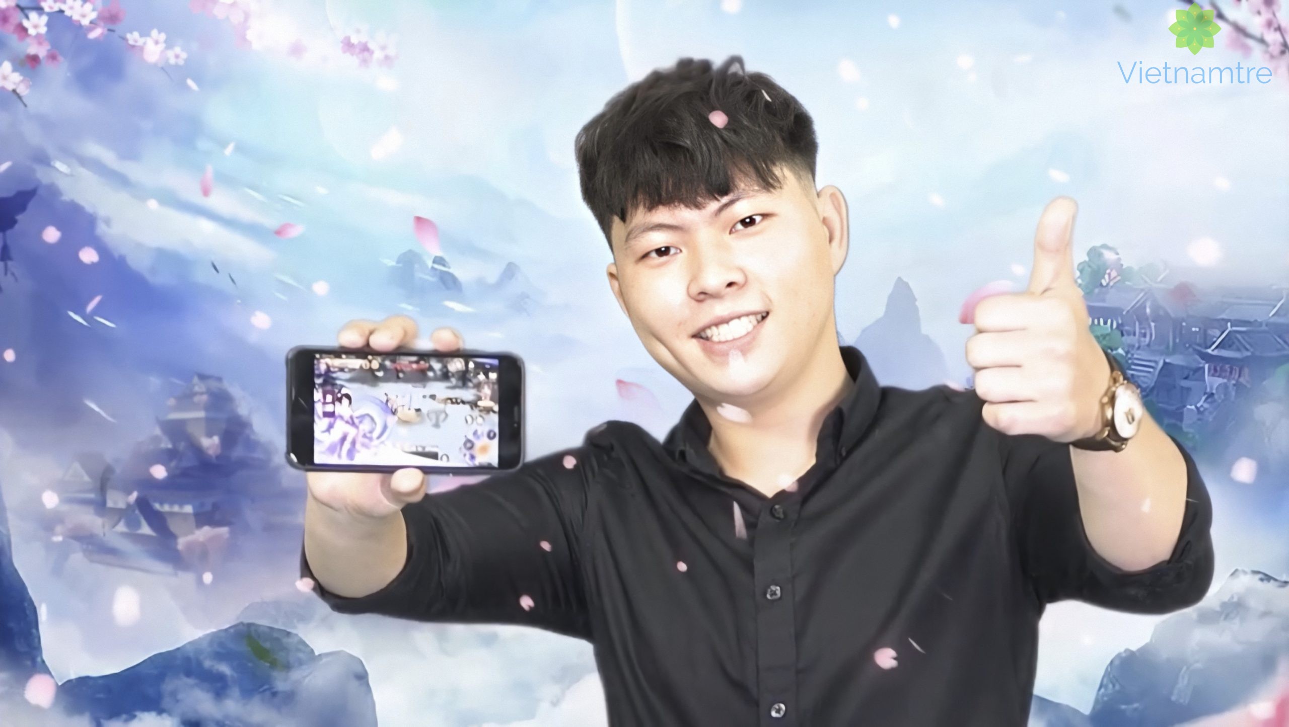 Hình ảnh Phạm Tài quảng cáo game Tiên Vực Gamota