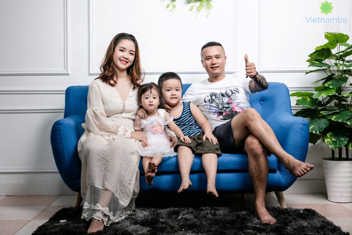 Cuộc sống viên mãn của cô bên gia đình nhỏ