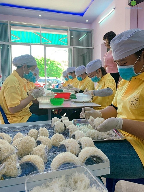 Quy trình sản xuất nghiêm ngặt, an toàn vệ sinh thực phẩm tại Sin Yến.