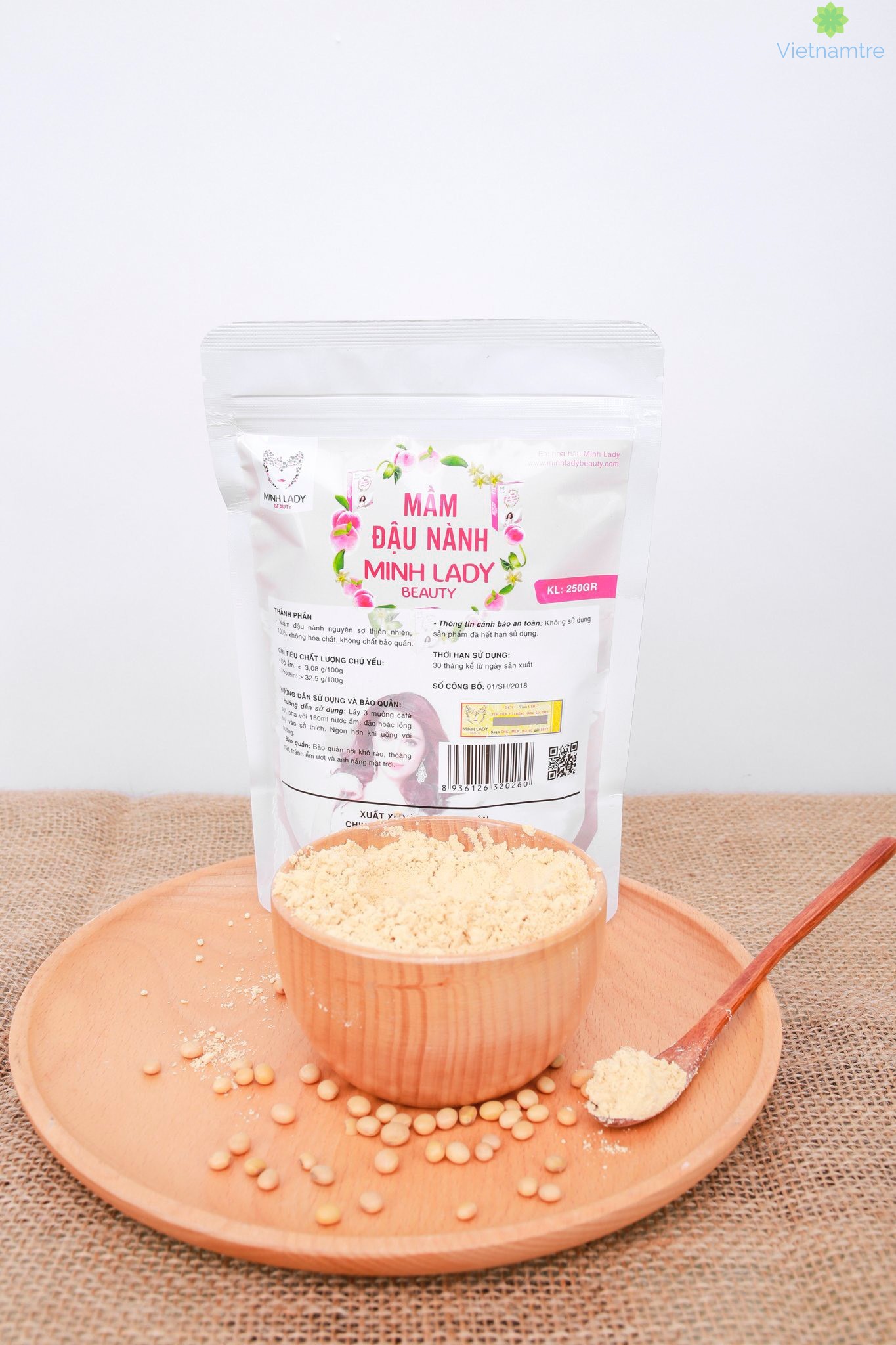 Trong mầm đậu nành có các dưỡng chất như protein, acid amin, vitamin, và các thành phần thảo dược cực kì có lợi cho sức khỏe người dùng. 