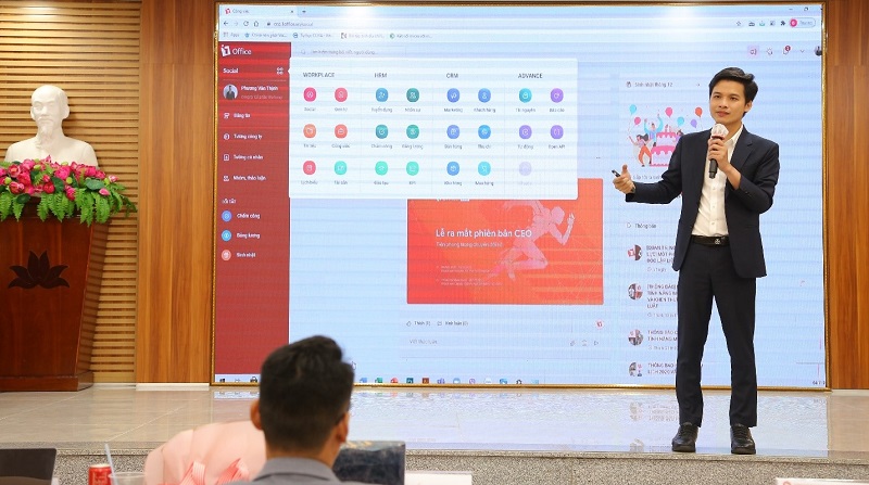 Ông Kỳ Đặng - Giám đốc chi nhánh HCM 1Office chia sẻ kinh nghiệm về chuyển đổi số trong quản trị doanh nghiệp