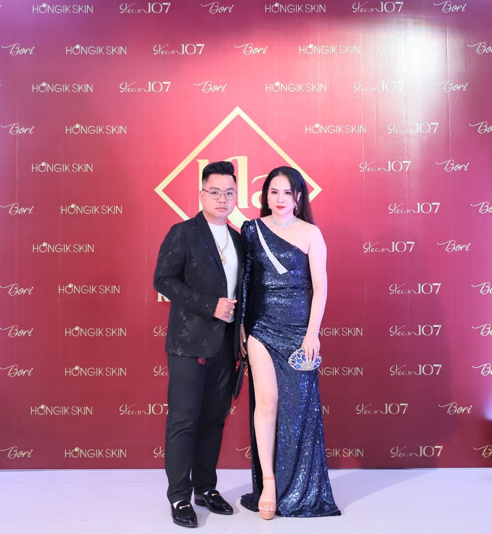 Chị Hằng và chồng Trần Thành Hào - chủ tịch Tập đoàn Khánh Linh An