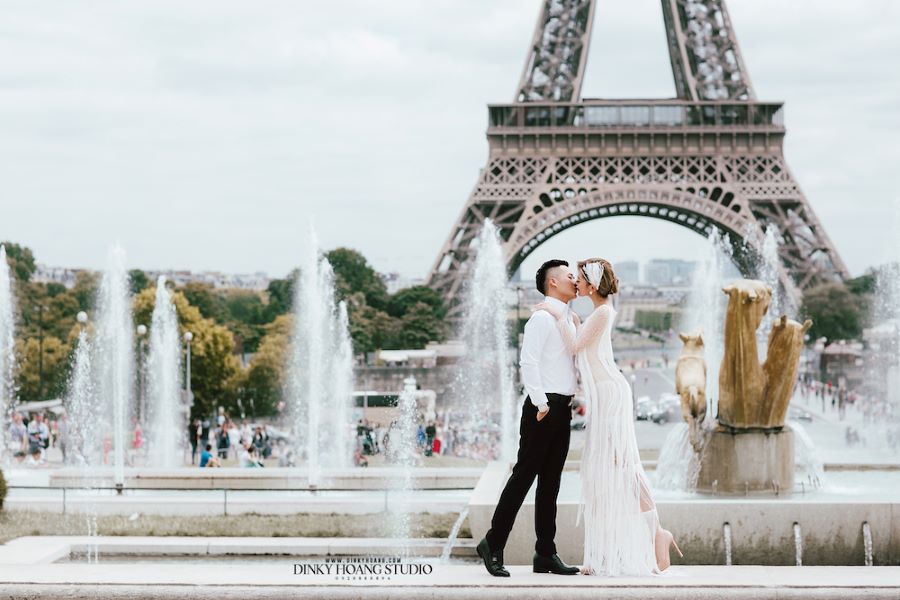 Bộ ảnh cưới lãng mạn được thực hiện ở trời Tây