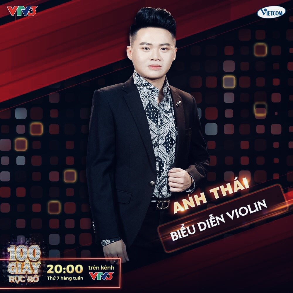 Nghệ sĩ violin Anh Thái với buổi diễn trên VTV
