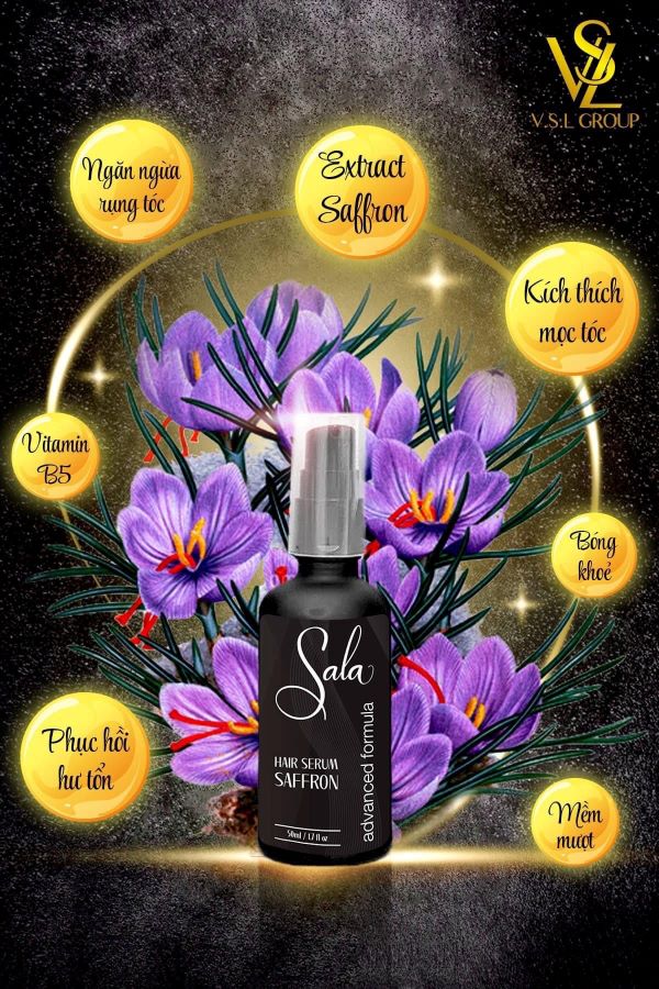 Serum Saffron với rất nhiều dưỡng chất