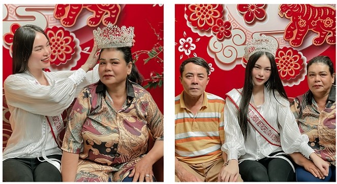 Nàng hậu trân quý những khoảnh khắc bên gia đình