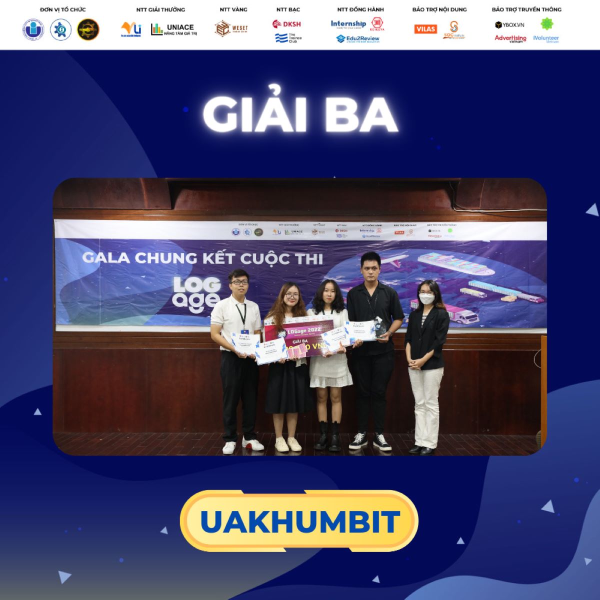 Đội giành giải Ba: UAKHUMBIT