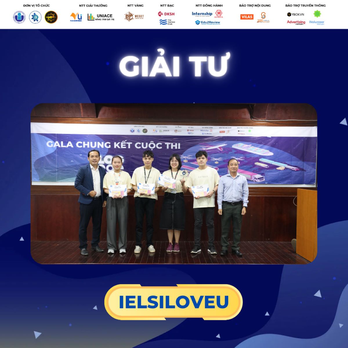 Đội giành giải Tư: IELSILOVEU