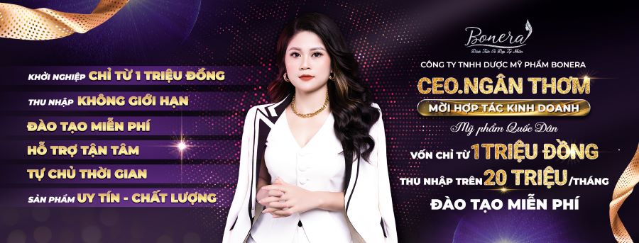 CEO Ngân Thơm của thương hiệu Bonera Cosmetic