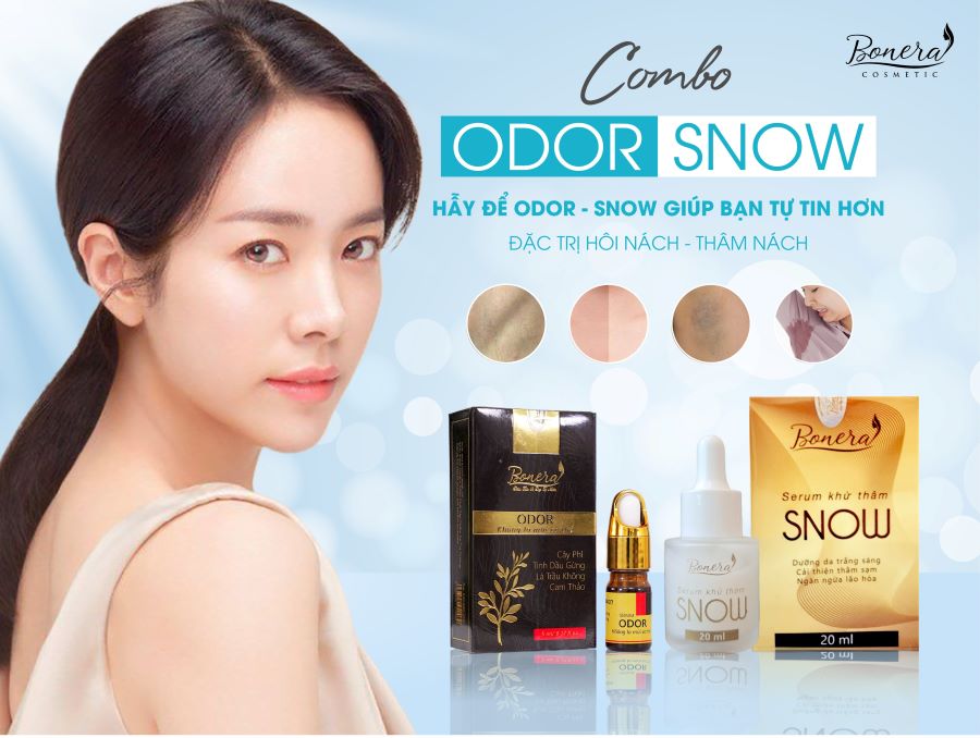 Combo ODOR và SNOW của thương hiệu Bonera Cosmetic