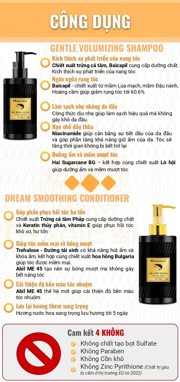 Sản phẩm Magic Skin luôn đảm bảo chất lượng