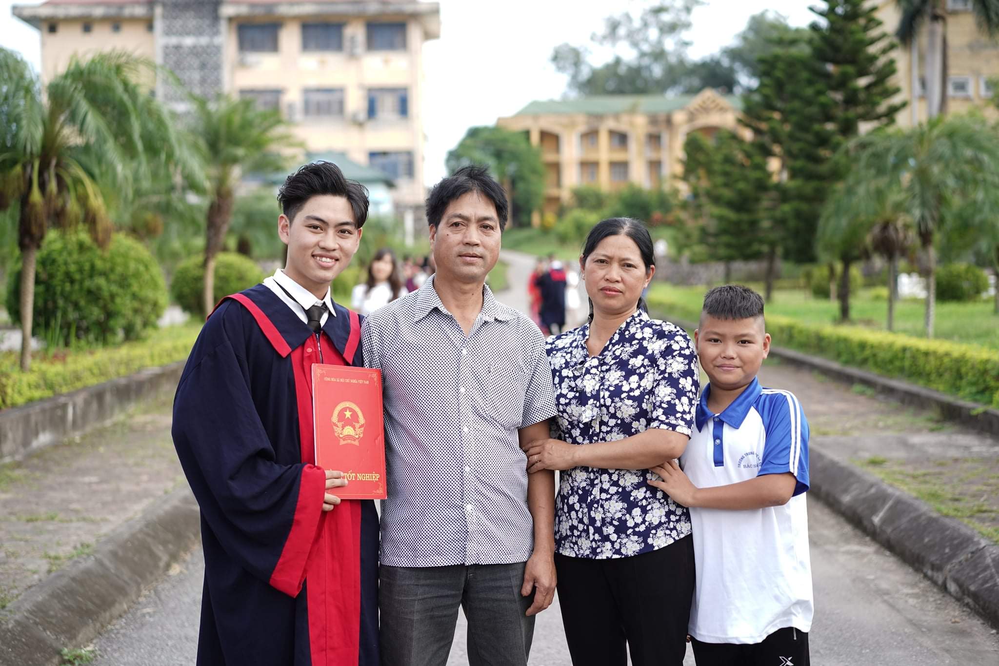 Mẹ và gia đình là động lực của anh chàng