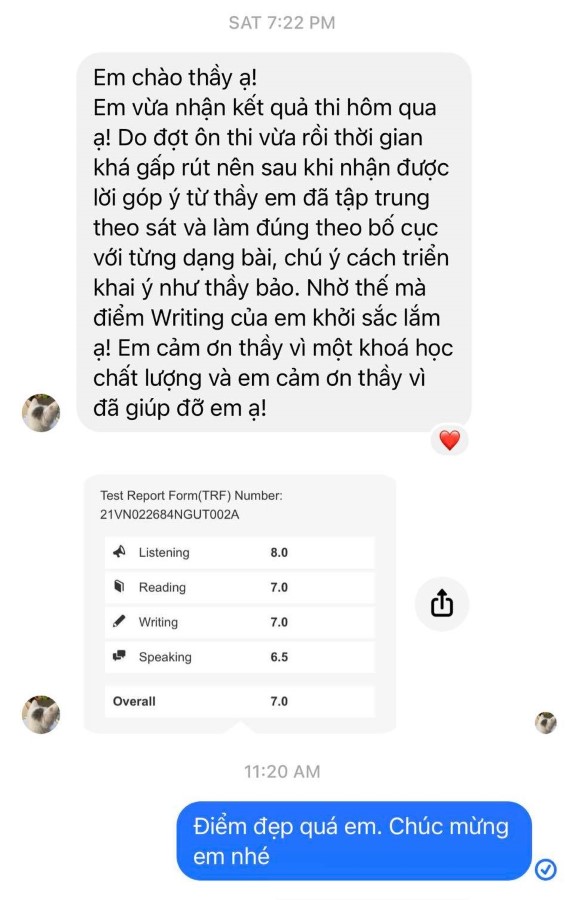 Phương pháp dạy của thầy Vinh IELTS đạt hiệu quả cao