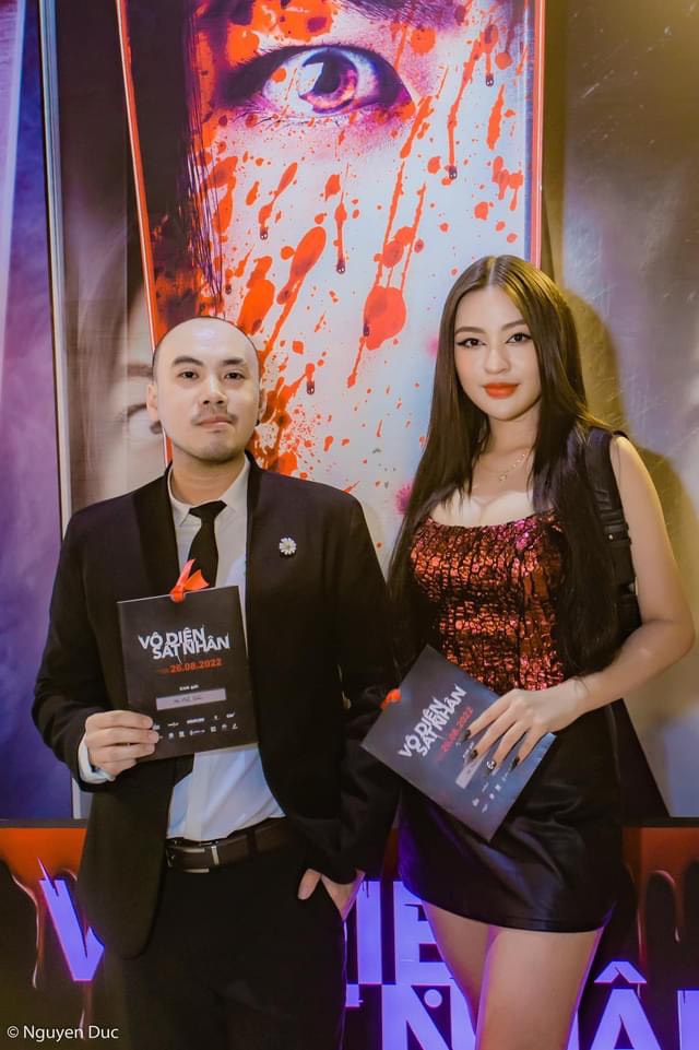 Anh Gấu và Thanh Tâm tham dự buổi ra mắt phim Vô Diện Sát Nhân 