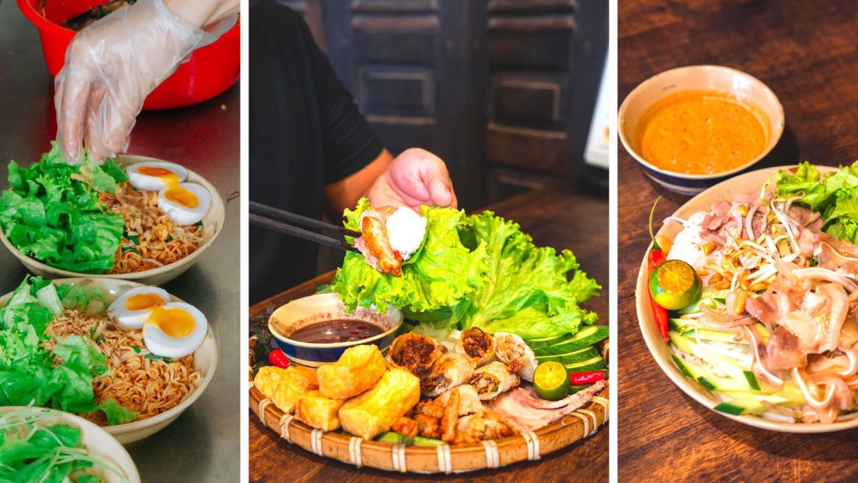 Một số món ăn mang hương sắc vùng miền có mặt tại Mộc Vị